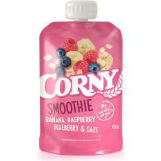 Corny Banaani-Vadelma-Mustikka-Kaura 120g smoothie