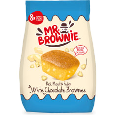 Mr. Brownie White Chocolate Brownies 200g leivonnainen