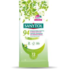 Sanytol 72 kpl monikäyttöinen puhdistus- ja desinfiointipyyhe