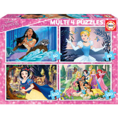 Educa Disney Princess 4-in-1 palapeli