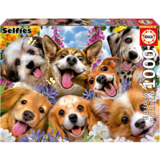 Educa Puppies Selfie, Howard Robinson 1000p palapeli