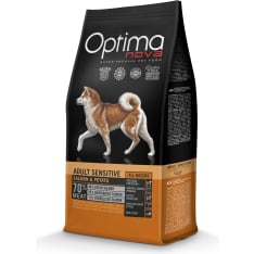 Optimanova dog sensitive salmon & potato grain free 2 kg koiran kuivaruoka
