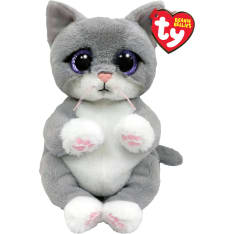 TY Beanie Bellies Morgan Gray Cat 20 cm cat plush