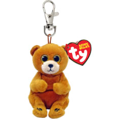 TY Beanie Bellies Duncan Brown Bear Clip karhu pehmo