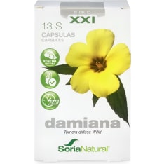 Soria Natur Damiana XXI 30 kaps ravintolisä