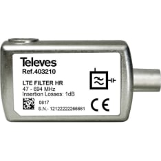 Televes sisäkäyttö LTE-48/5G suodatin