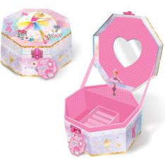 Hot Focus Ballerina jewelry box with music and lock