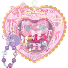 Hot Focus Travel Beauty makeup set in a bag and keychain