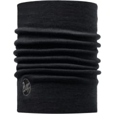 Buff Merino Solid Black tuubihuivi