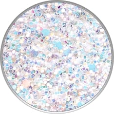 PopSockets Sparkle Snow White removable Grip stand function