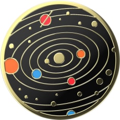 Popsockets Enamel Solar flare Black Premium irroitettava Grip telinetoiminnolla