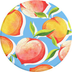 Popsockets Just Peachy Gloss irroitettava Grip telinetoiminnolla