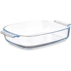 Vivalto Rectangular glass pot with handles 3.8 l