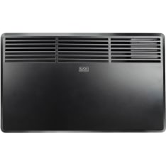 Black+Decker 1200W black panel heater