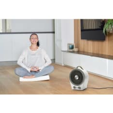 Black+Decker 2IN1 valkoinen lämpöpuhallin