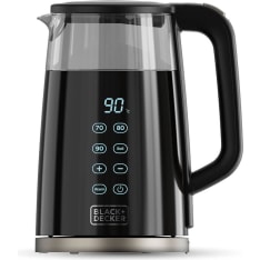 Black+Decker musta lasi 1,7L vedenkeitin
