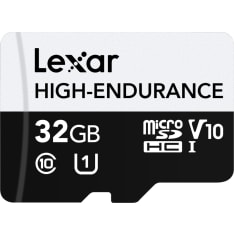 Lexar Microsdhc High-Endurance Uhs-I/U1/10 R100/W30 (V10) 32Gb microsd
