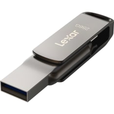 Lexar Jumpdrive Dual Drive D400 Type-C/Type-C & Type-A, Up To 130Mb/S Read (Usb 3.1) 256Gb usb stick