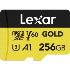 Lexar Microsdxc Gold Uhs-Ii/C10/A1/U3 R280/W100 (60) 256Gb microsd