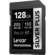 Lexar Sdxc Professional Silver Plus 1066X Uhs-I/U3/A2/4K R205/W150 (V30) 128Gb sd