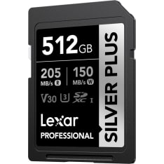 Lexar Sdxc Professional Silver Plus 1066X Uhs-I/U3/A2/4K R205/W150 (V30) 512Gb sd