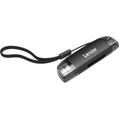 Lexar Cardreader Dual Slot Usb-A/C (Lrw310X) Supports Microsd And Sd Cards (Usb 3.1) card reader
