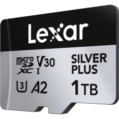 Lexar Microsdxc Professional Silver Plus Uhs-I/U3/A2/4K R205/W150 (V30) 1Tb microsd