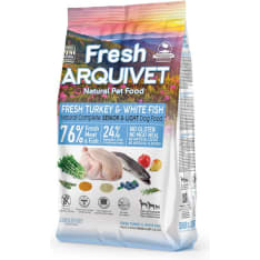 Arquivet Fresh Senior Light turkey & white fish 2,5kg