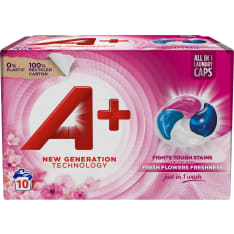 A+ Active4 Caps Fresh Flowers 10kpl pyykinpesukapselit