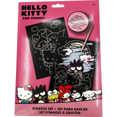 Hello Kitty scratch art set