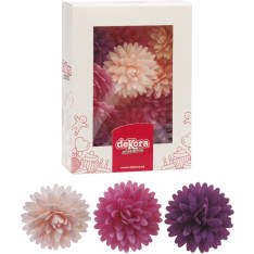 Dekora Dahlia 12 kpl syötävä koriste