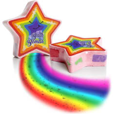 Pokhara Bath Bomb Star Rainbow 100 g kylpypommi