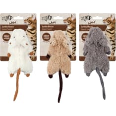 AFP Lambswool crunchy rat cat toy