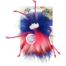 AFP Furry Fluffer red cat toy