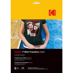 Kodak A4 x 5pcs textile transfer paper for dark clothes