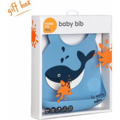 Make My Day Whale bib