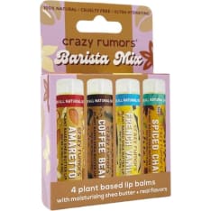 Crazy Rumors 4-pack Barista Mix huulivoidesetti