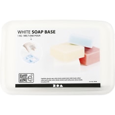 Creativ Company 1kg valkoinen saippuamassa