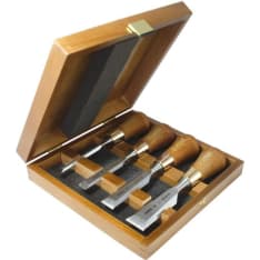 Narex 4-piece wood set with round handle, wood line plus