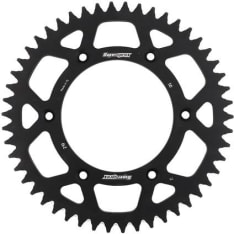 Supersprox Alumiini takaratas RAL-210:50 Musta