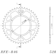 Supersprox / JT Steel rear sprocket 846.45