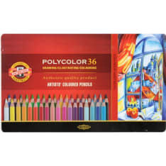 KOH Polycolor 36 colored pencil assortment