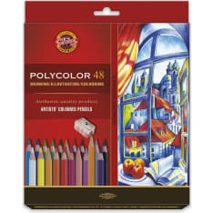 KOH Polycolor 48 kpl värikynät kartonkirasiassa