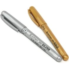 Centropen silver & gold felt pen