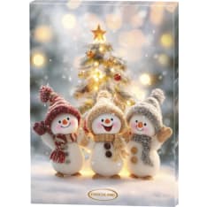 Chocoland Iloinen Lumiukko 50 g maitosuklaakalenteri