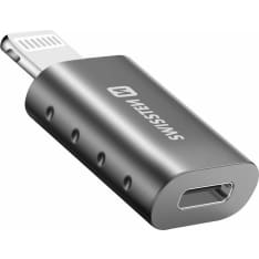 Swissten Lightning (U) / USB-C (N) sovitin