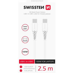Swissten 5A/100W USB-C kaapeli