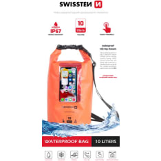 Swissten 10l vedenpitävä puhelinkotelo