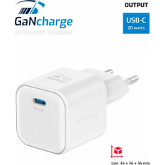 Swissten GaN USB-C 20W laturi
