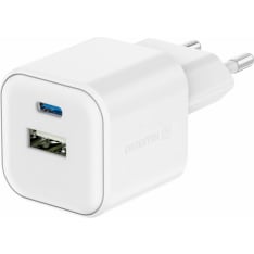 Swissten GaN 1xUSB / 1xUSB-C 35W laturi